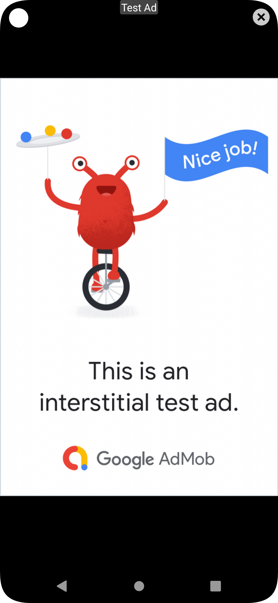 Interstitial Ad